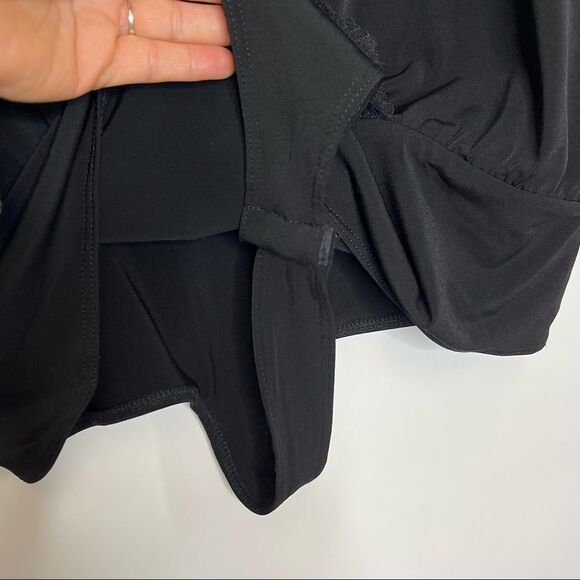 ASOS Angel Sleeve Wrap Lace Trim Bodysuit Size 12 - Picture 12 of 13